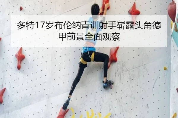 多特17岁布伦纳青训射手崭露头角德甲前景全面观察